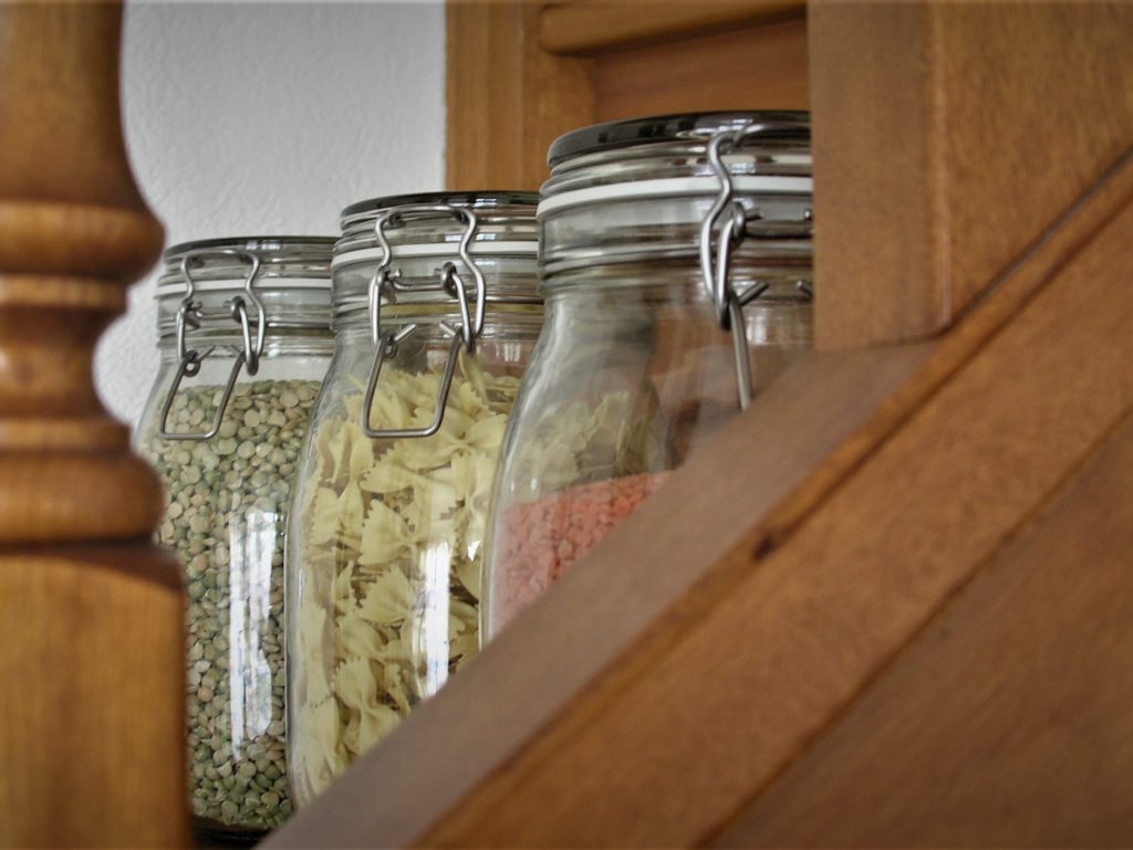 bocaux aliments en vrac